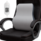 Executive Heated Backrest Cushion for Office Chair – Analog by Heatronics