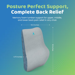 Executive Heated Backrest Cushion for Office Chair – Analog by Heatronics