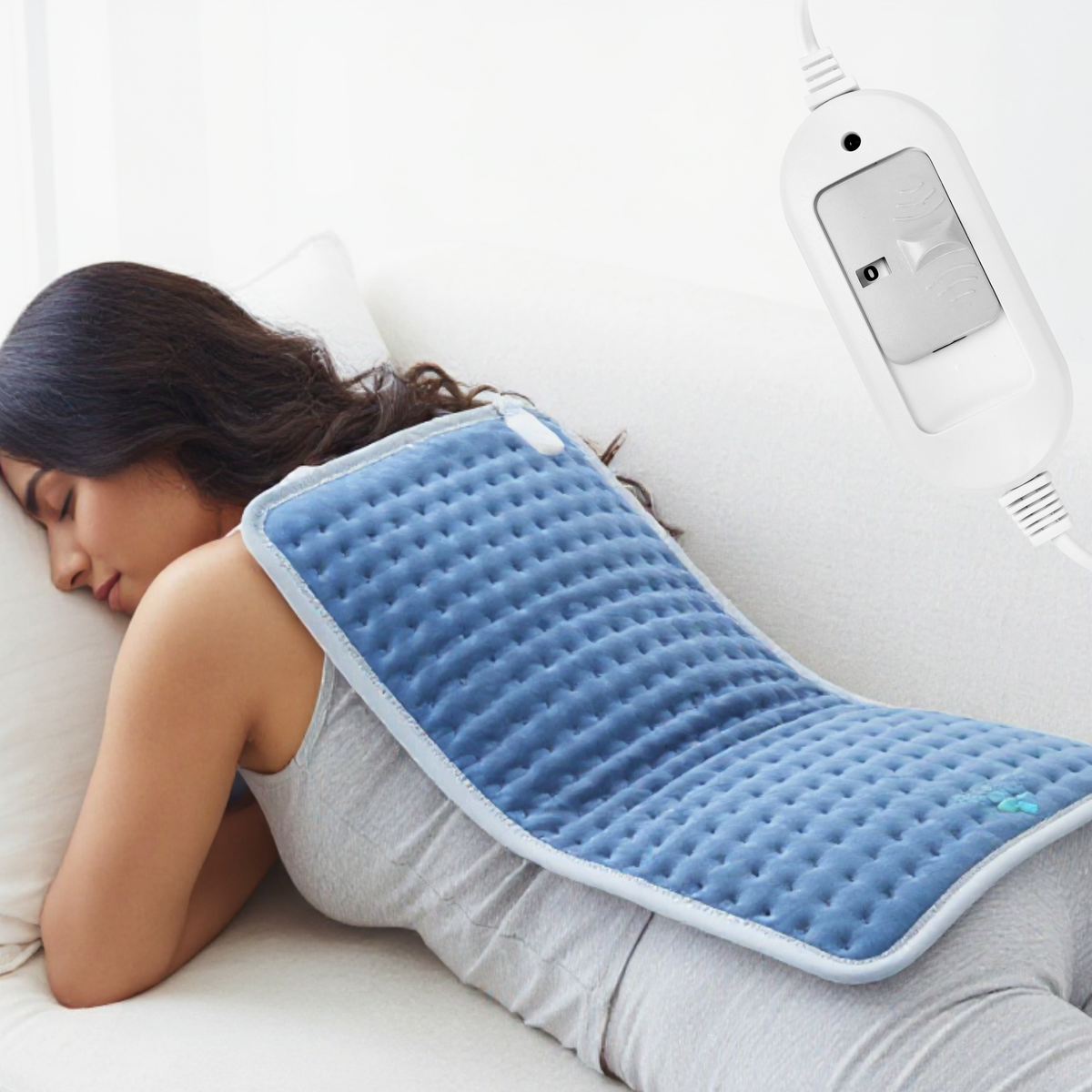 Extra Large Heating Pad for Back & Shoulder Pain – Analog by Heatronics®
