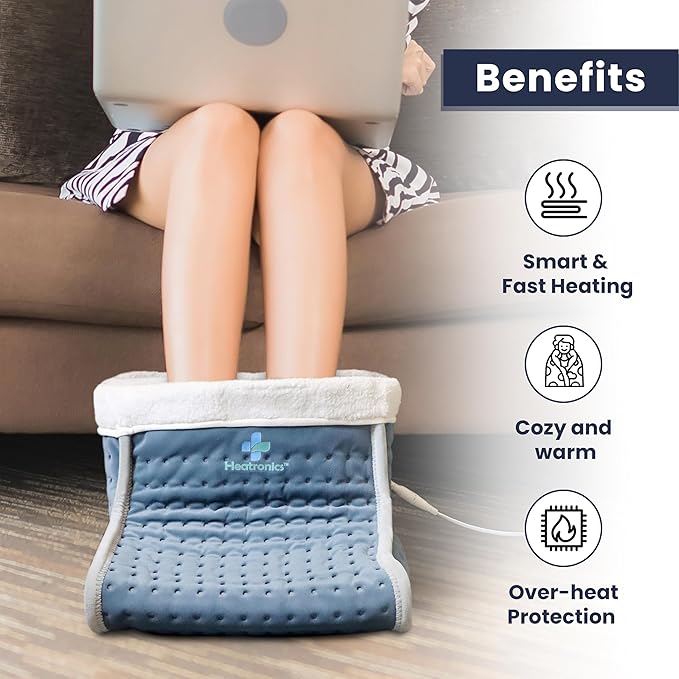 Heatronics foot warmer heating pad for cold feet – analog (image 7)