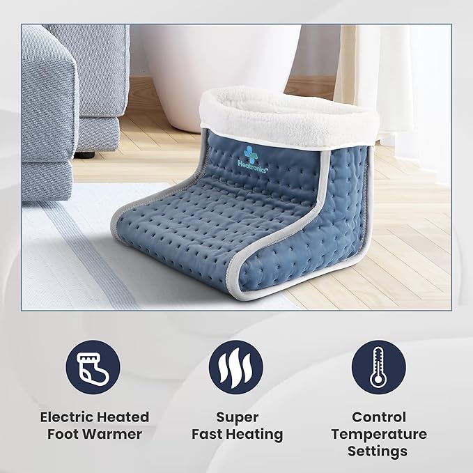 Heatronics foot warmer heating pad for cold feet – analog (image 6)
