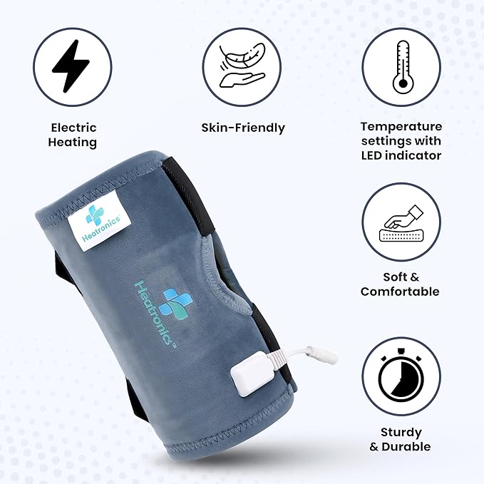Knee Heating Pad with Temperature Control – Digital by Heatronics®