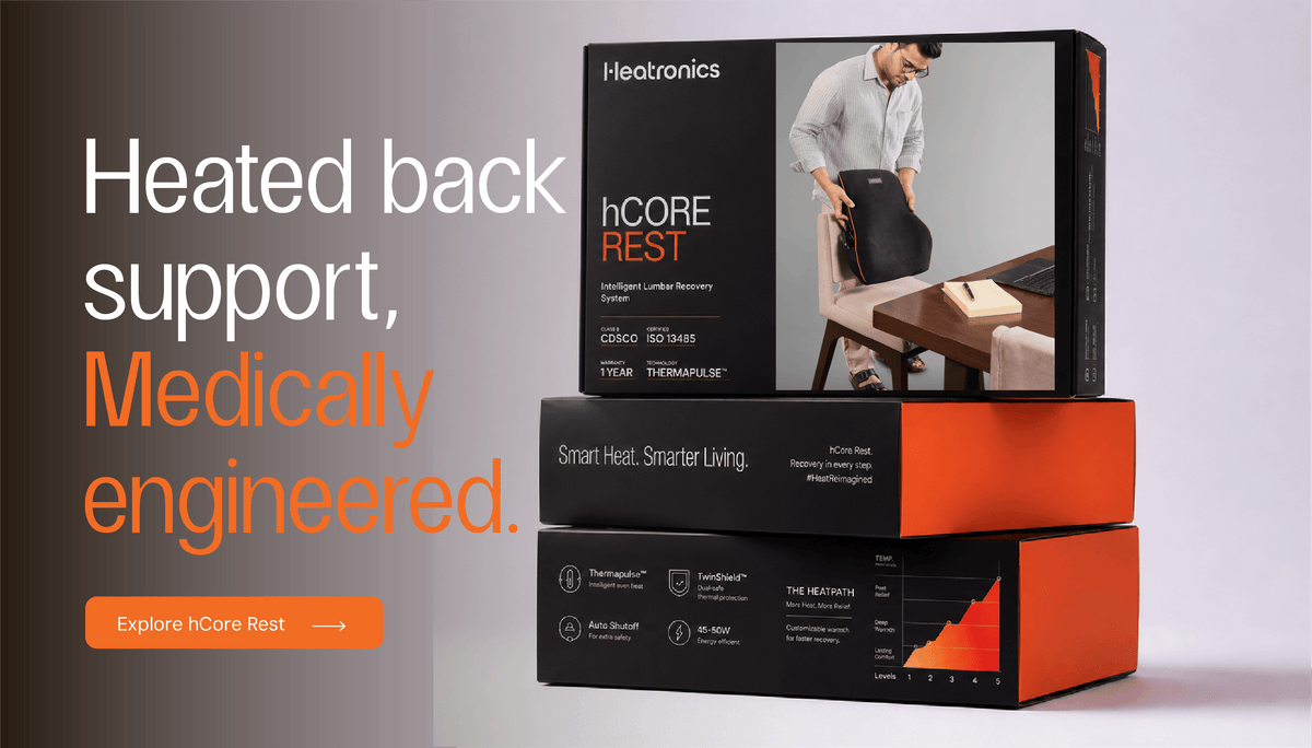 Heated Backrest for Office Chairs & Back Pain | hCore Rest – heatronics