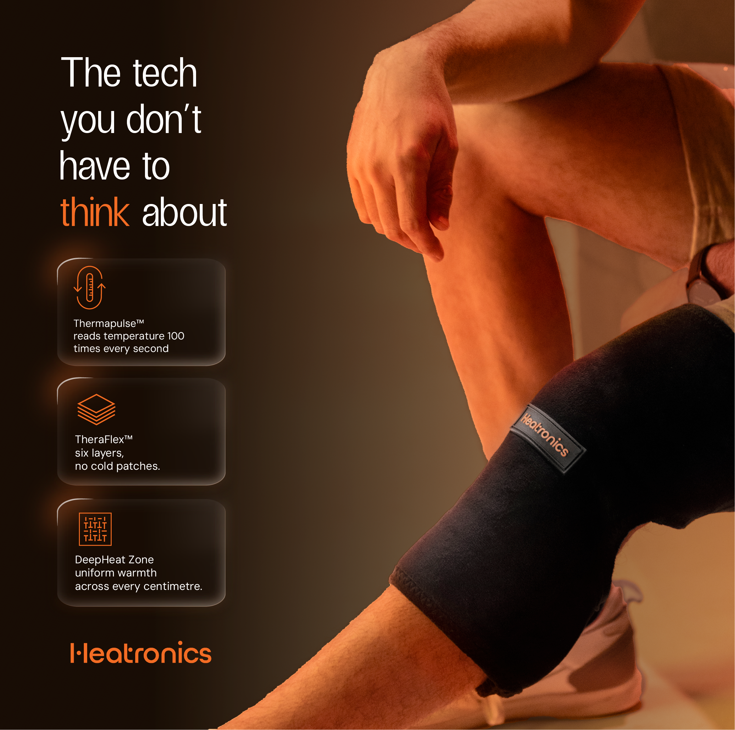 Heatronics hCore knee heating pad for arthritis and joint pain (image 5)