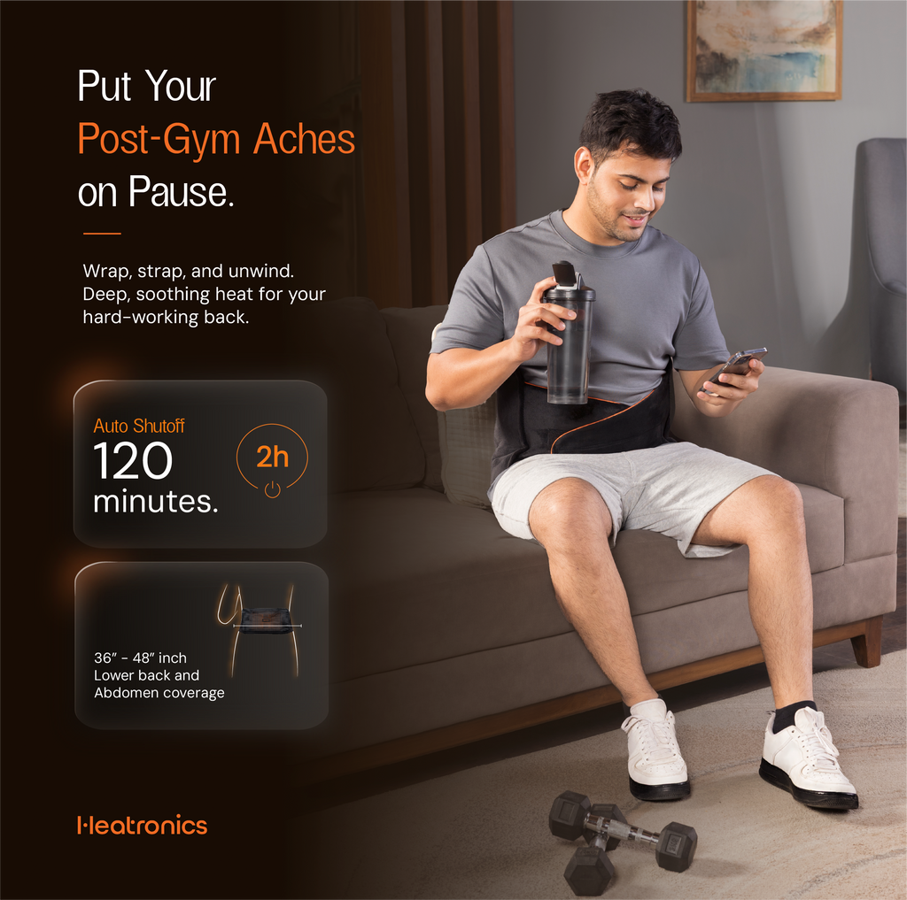 Back Pain Heating Pad, Large Coverage | hCore X-L Lite