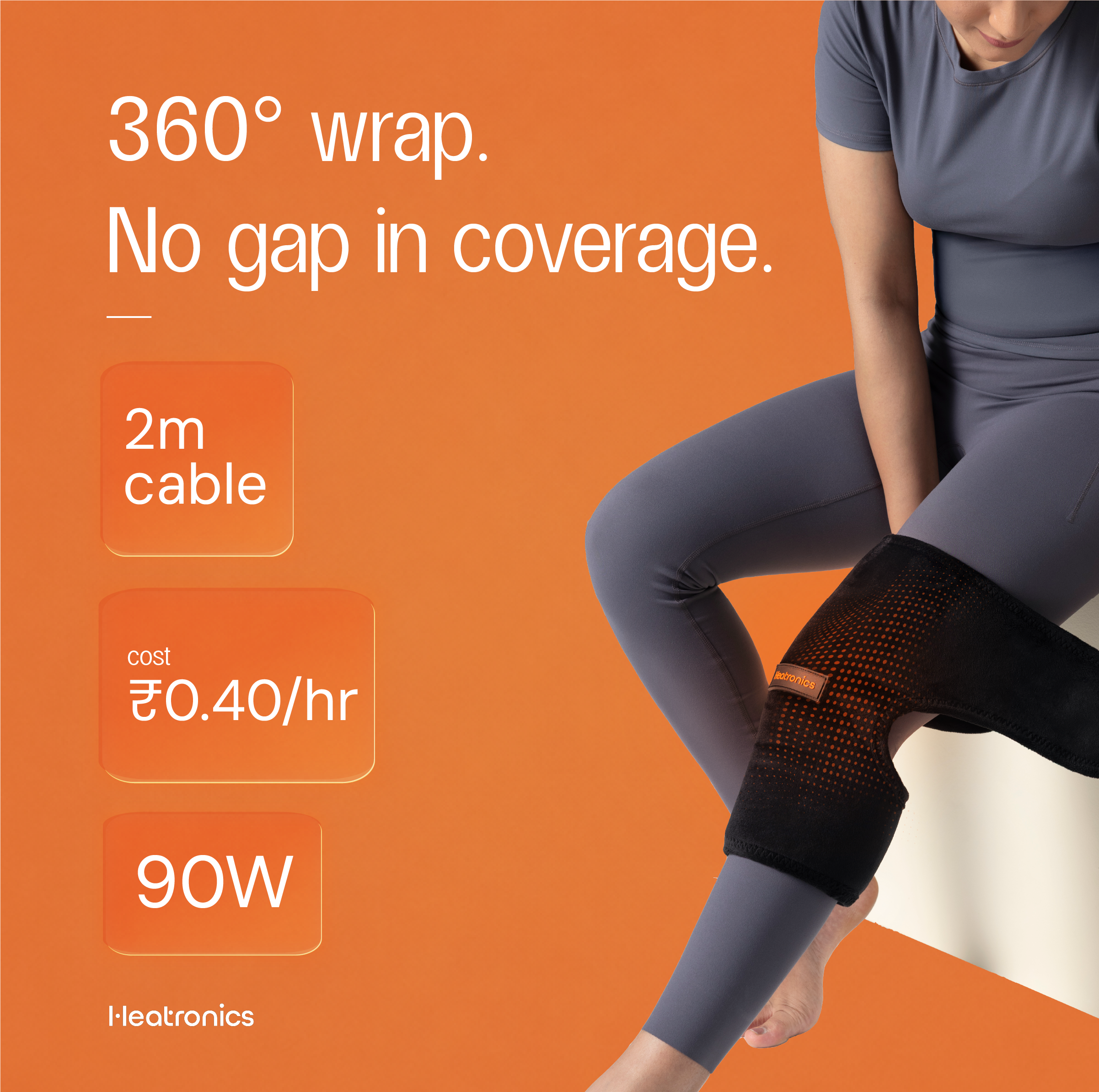 Heatronics hCore knee heating pad for arthritis and joint pain (image 6)