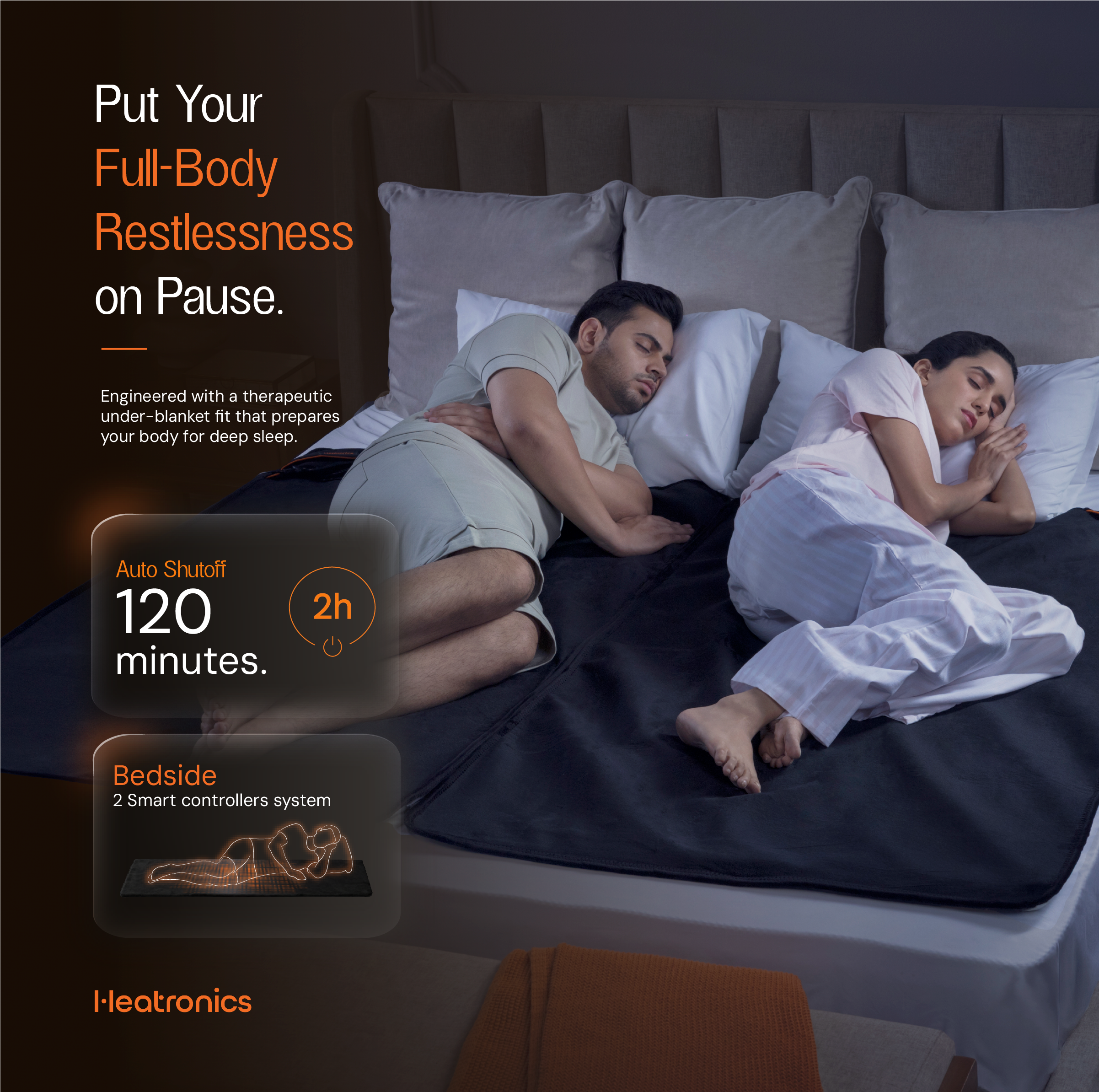 Bed Warmer for Double Bed (2 in 1)