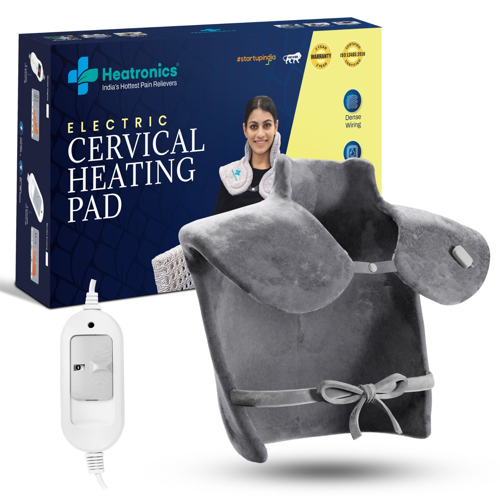 Cervical Heating Pad for Stiff Neck & Frozen Shoulder – Analog by Heatronics