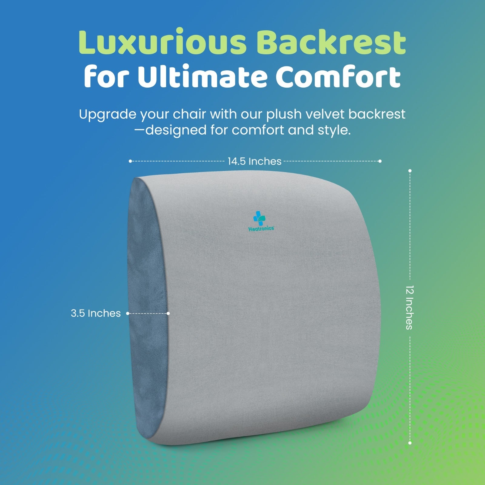 Heated Backrest - Small (Digital/Grey)